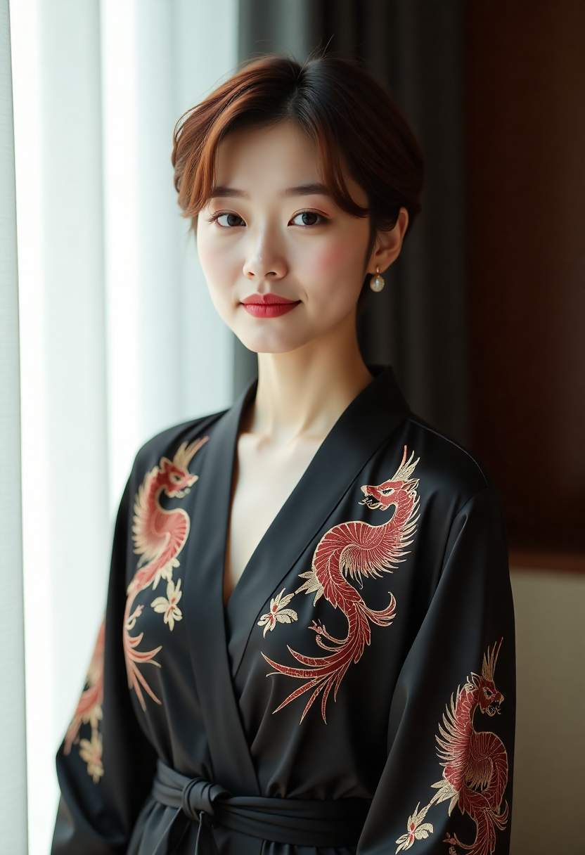 糖Logo白桃少女故事剧照，林桃在旧厂工作室整理画稿